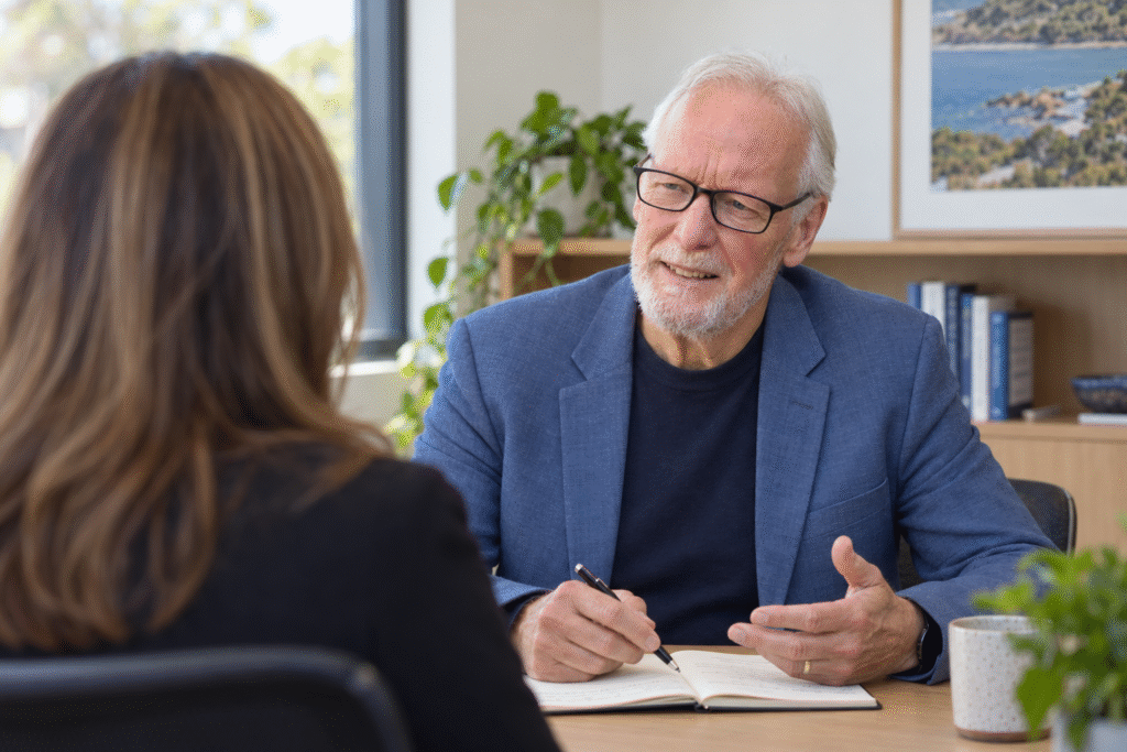 One-on-one coaching session